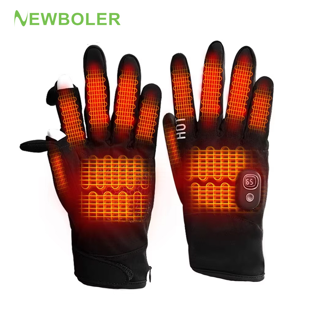 Ski Glove Waterproof - ถุงมือกันหนาวแบบมีระบบทำความร้อนสำหรับทุกเพศ กันน้ำ กันลม ถุงมือกันหนาวสำหรับเล่นสโนว์บอร์ด ขี่มอเตอร์ไซค์ เล่นสกี