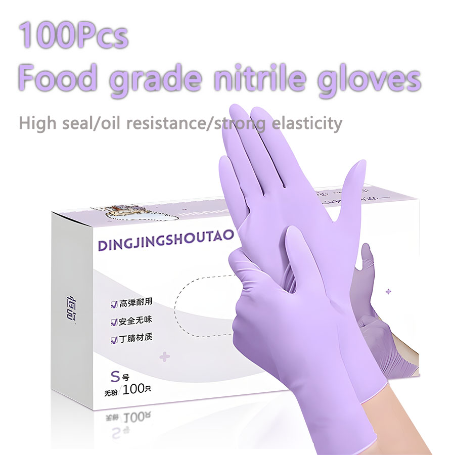 20-300pcs ถุงมือไนไตรล์ทิ้งสีม - Exam Glove Nitrile บทวิจารณ์และราคา