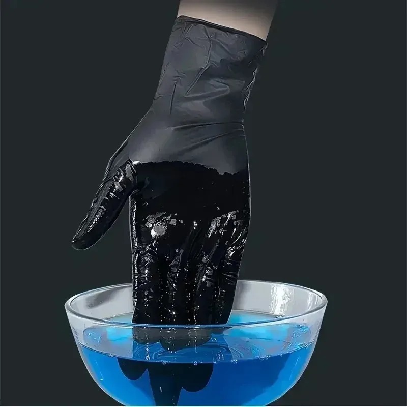 ถุงมือยางดำแบบใช้แล้วทิ้ง สำหร - Latex Disposable Glove บทวิจารณ์และราคา
