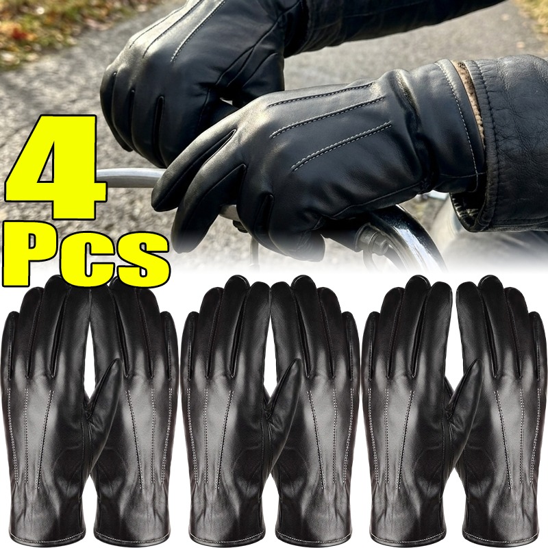 ถุงมือหนัง PU กันความร้อนสำหรั - Leather Driving Glove บทวิจารณ์และราคา