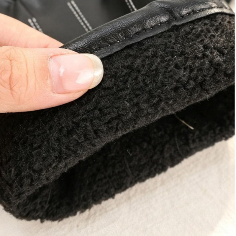 ถุงมือหนัง PU กันความร้อนสำหรั - Leather Driving Glove บทวิจารณ์และราคา